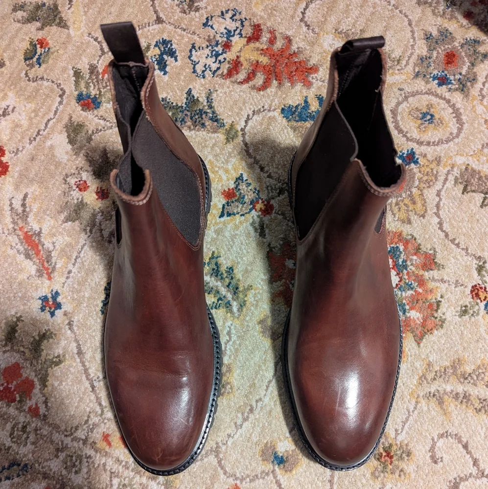 Bruno Magli Ramiro Chelsea Boot In Rust - Picture 2 of 9